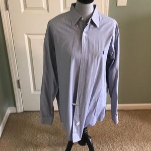 Stripped blue Ralph Lauren button down